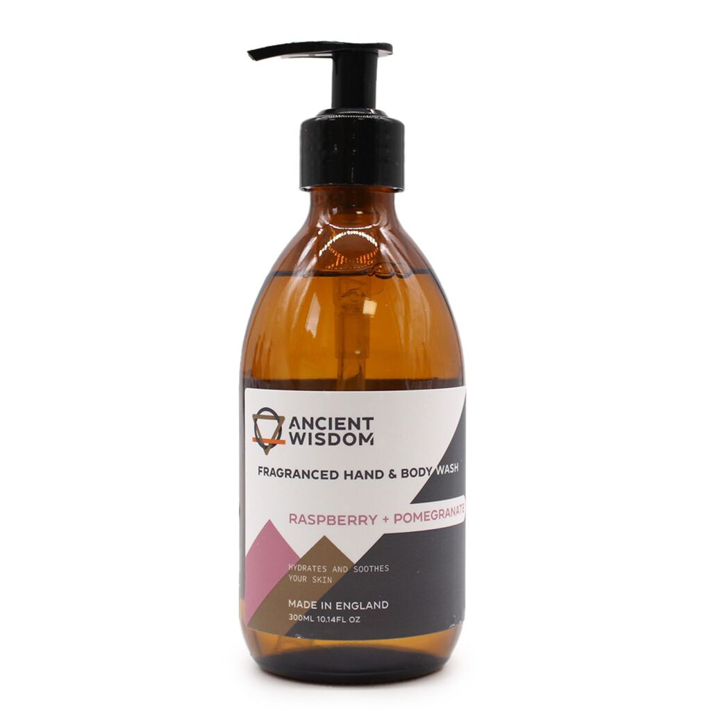 Jabón líquido de manos y cuerpo - Frambuesa y granada